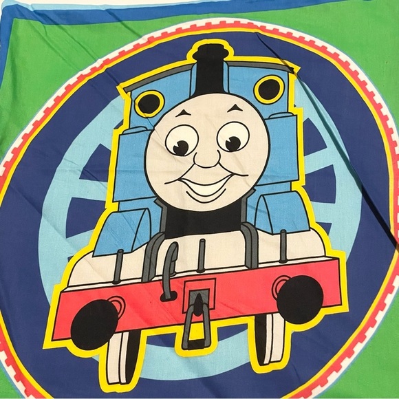 Thomas & Friends Pillowcases Homemade 16” x 15.5” Pillow Cases Lot of 2 - Picture 3 of 12